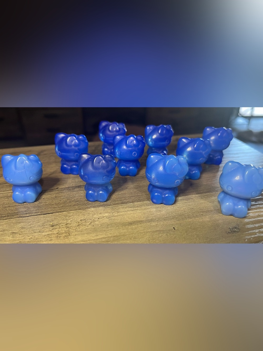 💙 Blue Opalite Mini Hello Kitty Crystal Carving 💙